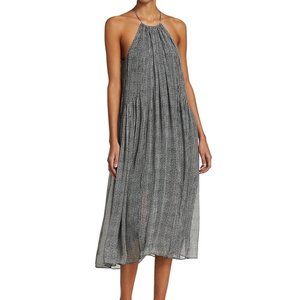 rag & bone Melody Diamond Print Midi Halter Dress